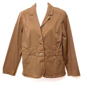 FDJ French Dressing Brown Blazer Jacket